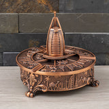 Ashtray with Rotatable Lid Metal Dubai Middle Eastern