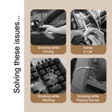 car ashtray alloy tube ash tray outdoor metal walnut 