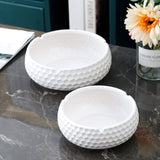 ceramic ashtray for outdoor windproof ash tray black white hammered surface