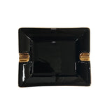 cigar ashtray black white ash tray minimalist ceramic