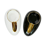 outdoor cigar ashtray ash tray minimalist white black gold portable