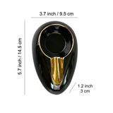 outdoor cigar ashtray ash tray minimalist white black gold portable