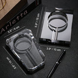 Crystal glass cigar ashtrays size guides