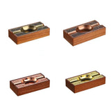 cigar ashtray outdoor ash tray wooden wood elegant