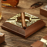 cigar ashtray outdoor ash tray wooden wood elegant