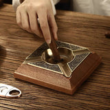 cigar ashtray outdoor ash tray wooden wood elegant