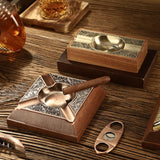 cigar ashtray outdoor ash tray wooden wood elegant