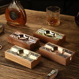 cigar ashtray outdoor ash tray wooden wood elegant