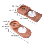 cigar ashtray wooden ash tray whiskey coaster round wood square