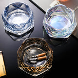 cool crystal lead free glass ashtray outdoor ash tray 