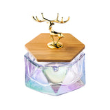 Cool Glass Ashtray with Lid Smokeless Covered Lidded Ash Tray Cute colorful