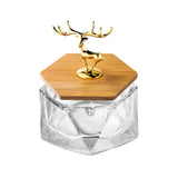 Cool Glass Ashtray with Lid Smokeless Covered Lidded Ash Tray Cute transparent