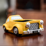 cool vehicle ashtray cute resin ash tray yellow vintage car