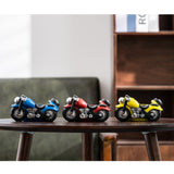cool vehicle ashtray cute resin ash tray blue red yellow motorcycle