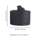 smokeless ashtray outdoor ash tray with lid dragon vintage ceramic