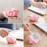 outdoor ashtray cool cute ceramic pig ashtray yellow pink white red ash tray windproof handmade home decor decorative piggy piglet abundance pottery porcelain