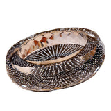 outdoor ashtray crystal glass ash tray heavy large round