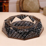 outdoor ashtray crystal glass ash tray heavy large octagon