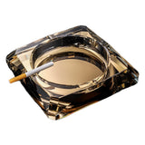 outdoor ashtray crystal glass classy cool heavy ash tray gold