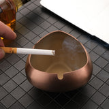 outdoor ashtray metal ash tray stainless steel cute cool heart shape windproof modern dark