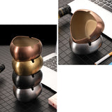 outdoor ashtray metal ash tray stainless steel cute cool heart shape windproof modern dark