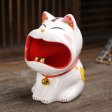 outdoor ashtray windproof ash tray japanese fortune cat maneki neko lucky