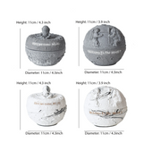 outdoor ashtray with lid cement ash tray moon astronaut smokeless nasa