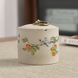 outdoor ashtray with lid ceramic ash tray chinese painting smokeless