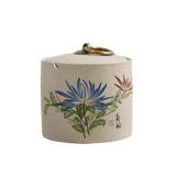 outdoor ashtray with lid ceramic ash tray chinese painting smokeless