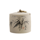 outdoor ashtray with lid ceramic ash tray chinese painting smokeless