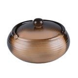 outdoor smokeless ashtray with lid ceramic ash tray japanese retro large