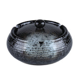outdoor smokeless ashtray with lid ceramic ash tray japanese retro large