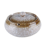 outdoor smokeless ashtray with lid ceramic ash tray japanese retro large
