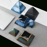 outdoor ashtray with lid ceramic ash tray pyramid smokeless large