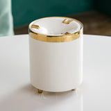 outdoor ashtray with lid cool cute ceramic ash tray nordic gold edge classy windproof