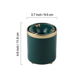 outdoor ashtray with lid cool cute ceramic ash tray nordic gold edge classy windproof