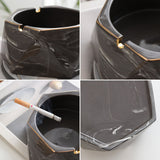 outdoor ashtray with lid cool cute ceramic ash tray smokeless covered lidded windproof elegant home decor
