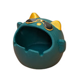 outdoor ashtray with lid cute cat ash tray ceramic windproof smokeless