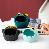 outdoor ashtray with lid cute cat ash tray ceramic windproof smokeless
