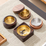 outdoor ashtray with lid cute cool rustic wood wooden ash tray covered windproof lidded smokeless square round dark home decor elegant tray contemporary modern