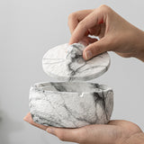 outdoor ashtray with lid marble pattern ceramic ash tray smokeless