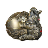 vintage outdoor ashtray with lid metal ash tray smokeless elephant zinc alloy
