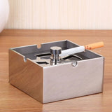 square stainless steel ashtray with lid modern outdoor ashtray design