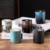 cute outdoor ashtray with lid cool modern ceramic lidded covered ash tray car