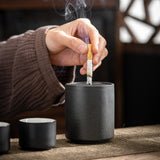 cute outdoor ashtray with lid cool modern ceramic lidded covered ash tray car