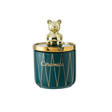 outdoor ashtray with lid nordic cool fancy ceramic ash tray cute bear modern windproof smokeless covered lidded handmade home decor