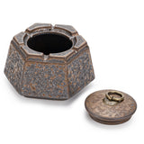 outdoor ashtray with lid retro ash tray ceramic smokeless