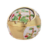 Outdoor Covered Ashtray (Pine and Bamboo)