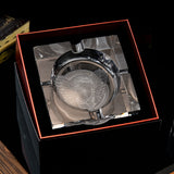 outdoor crystal glass ashtray cigarette cigar cool cute ash tray large classy minimalist angel medusa