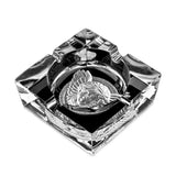 outdoor crystal glass ashtray cigarette cigar cool cute ash tray large classy minimalist angel medusa